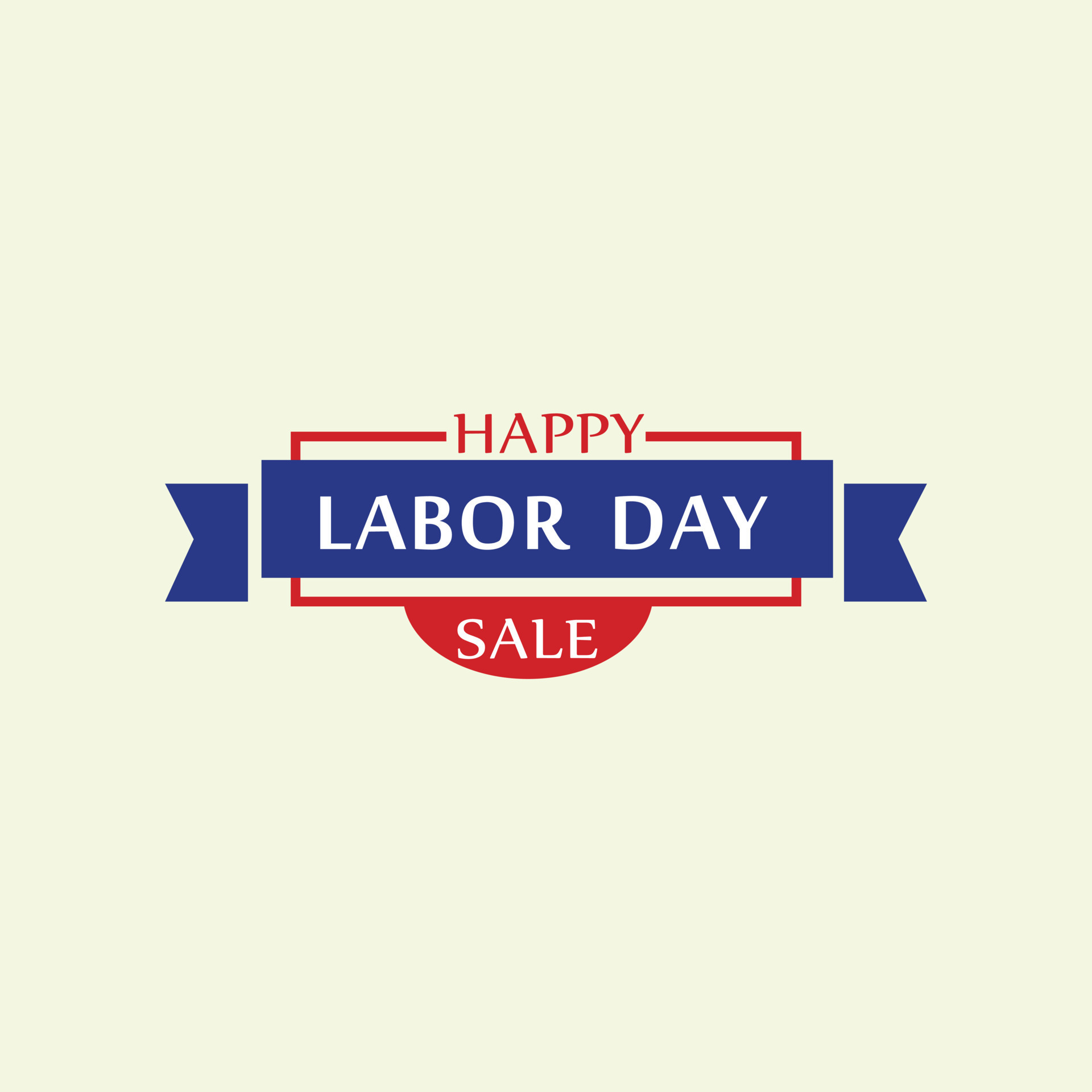Big sale labor day logo, flat style 15232028 Vector Art at Vecteezy