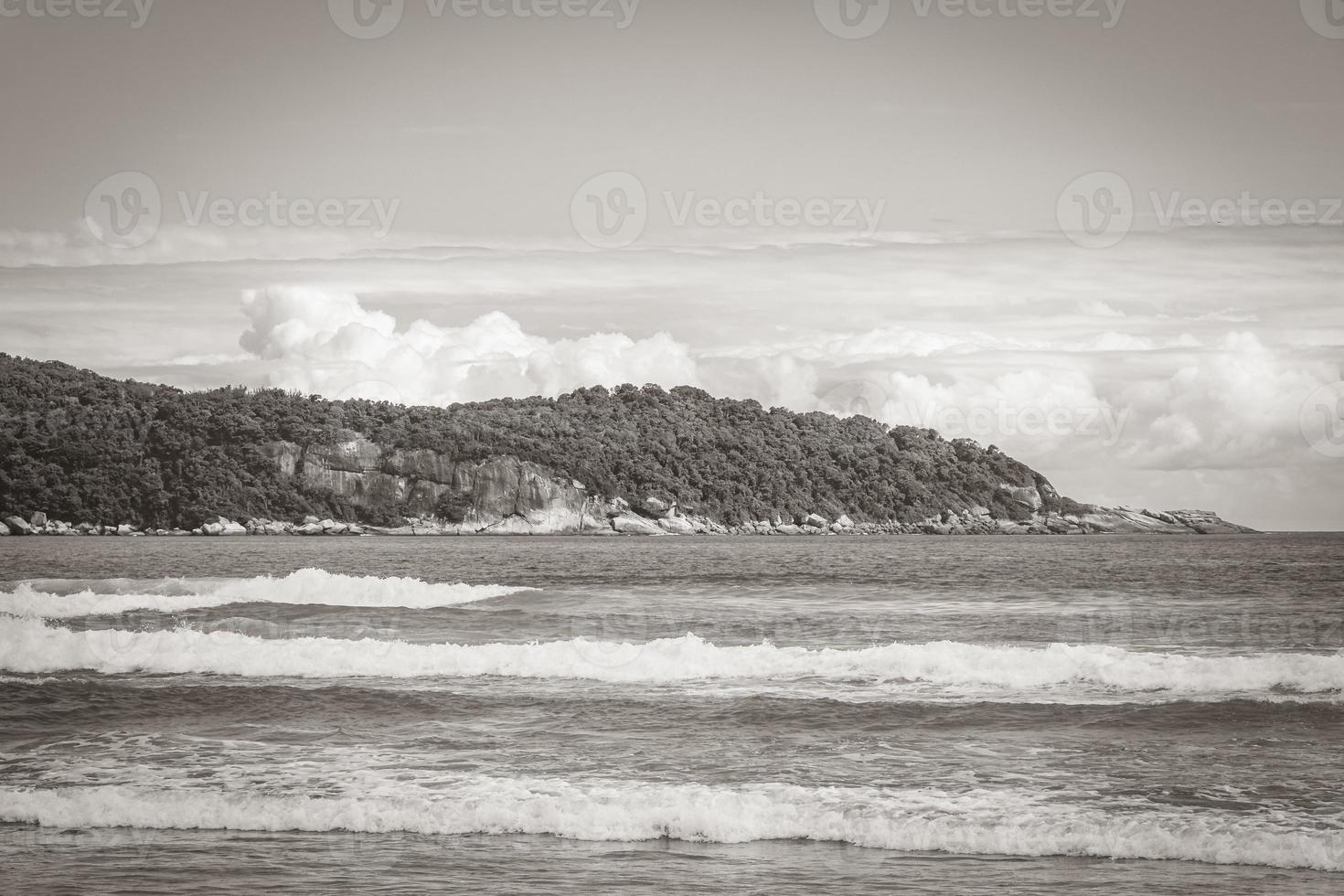 Praia Lopes Mendes beach on tropical island Ilha Grande Brazil. photo