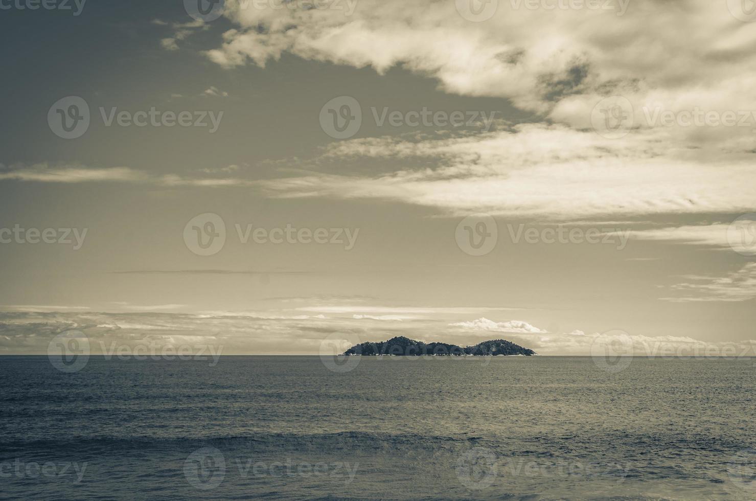 Praia Lopes Mendes beach on tropical island Ilha Grande Brazil. photo