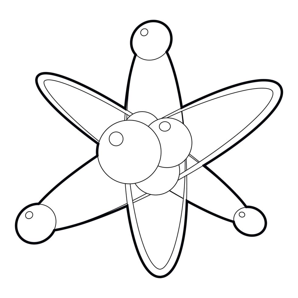 Molecules icon, isometric 3d style vector