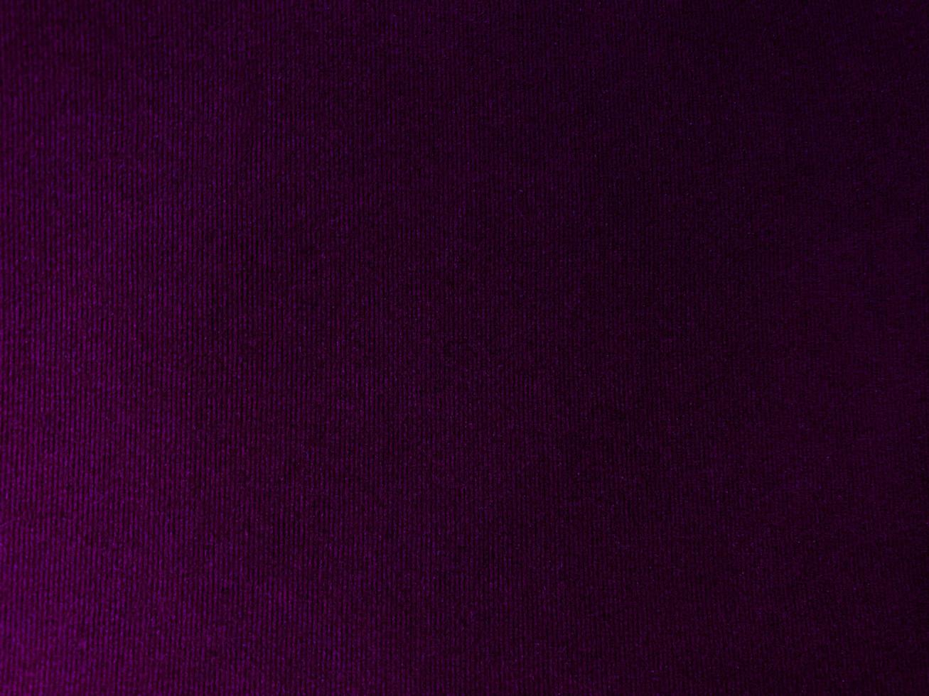 Purple velvet fabric texture used as background. Empty purple fabric background of soft and smooth textile material. There is space for text. photo