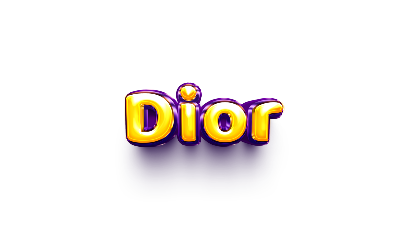 names of girls English helium balloon shiny celebration sticker 3d inflated dior png