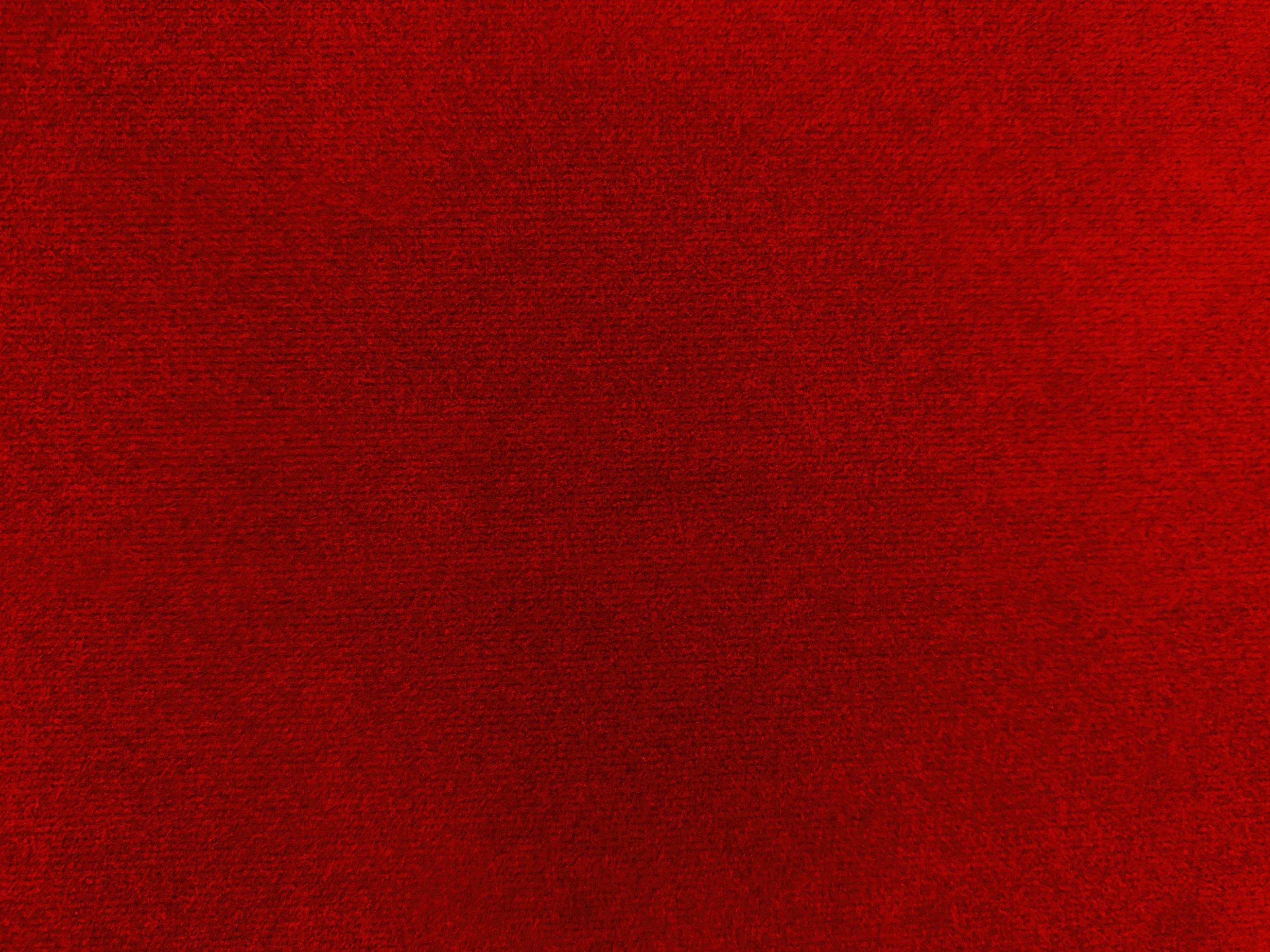 Red velvet fabric texture used as background. Empty Red fabric