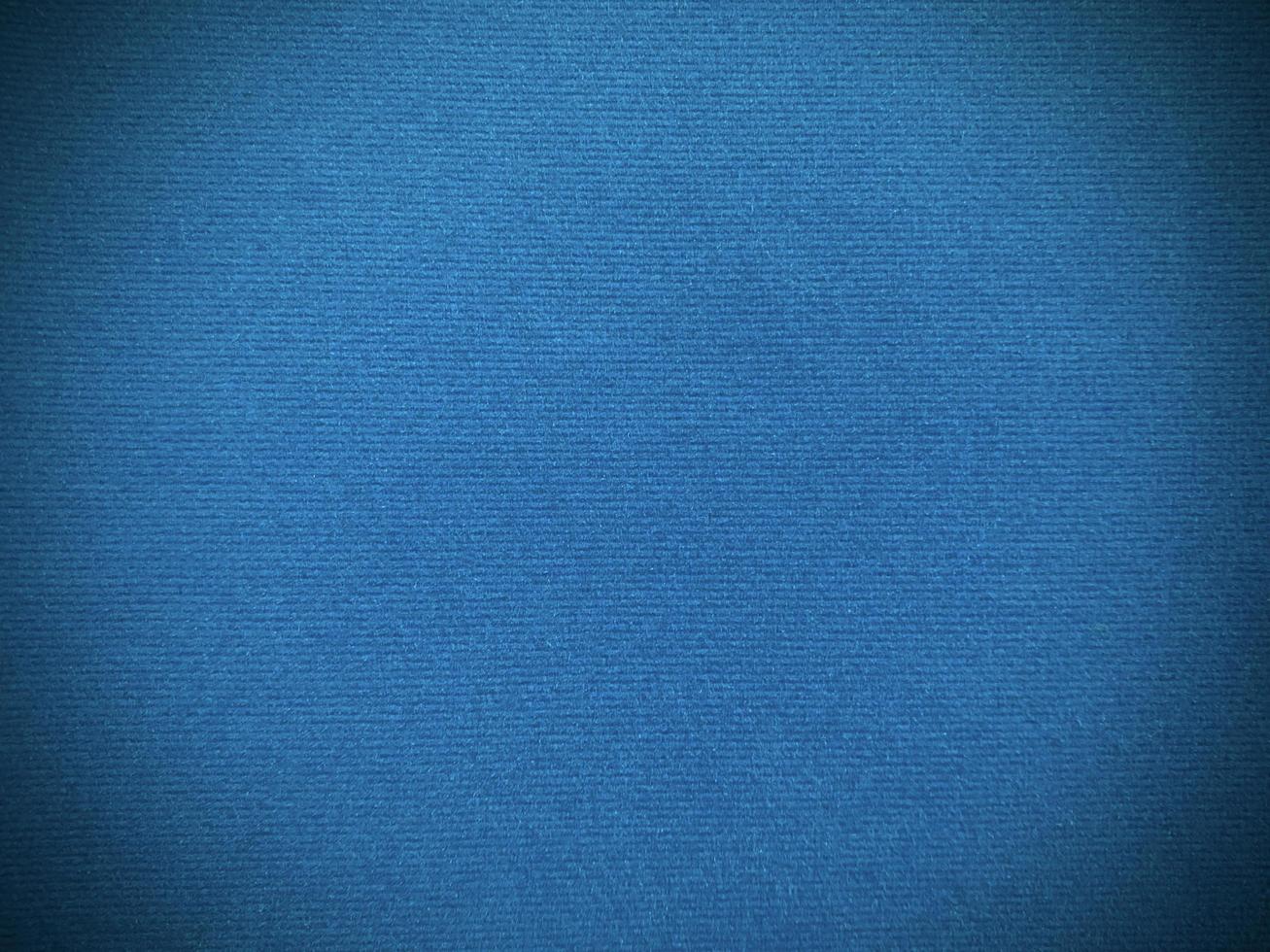 Blue velvet fabric texture used as background. Empty blue fabric background of soft and smooth textile material. There is space for text. photo
