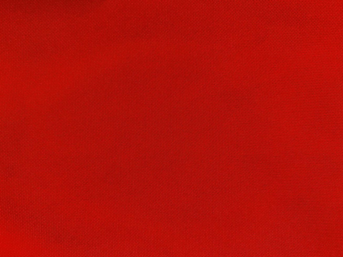 Red cotton fabric texture used as background. Empty Red fabric background of soft and smooth textile material. There is space for text.. photo