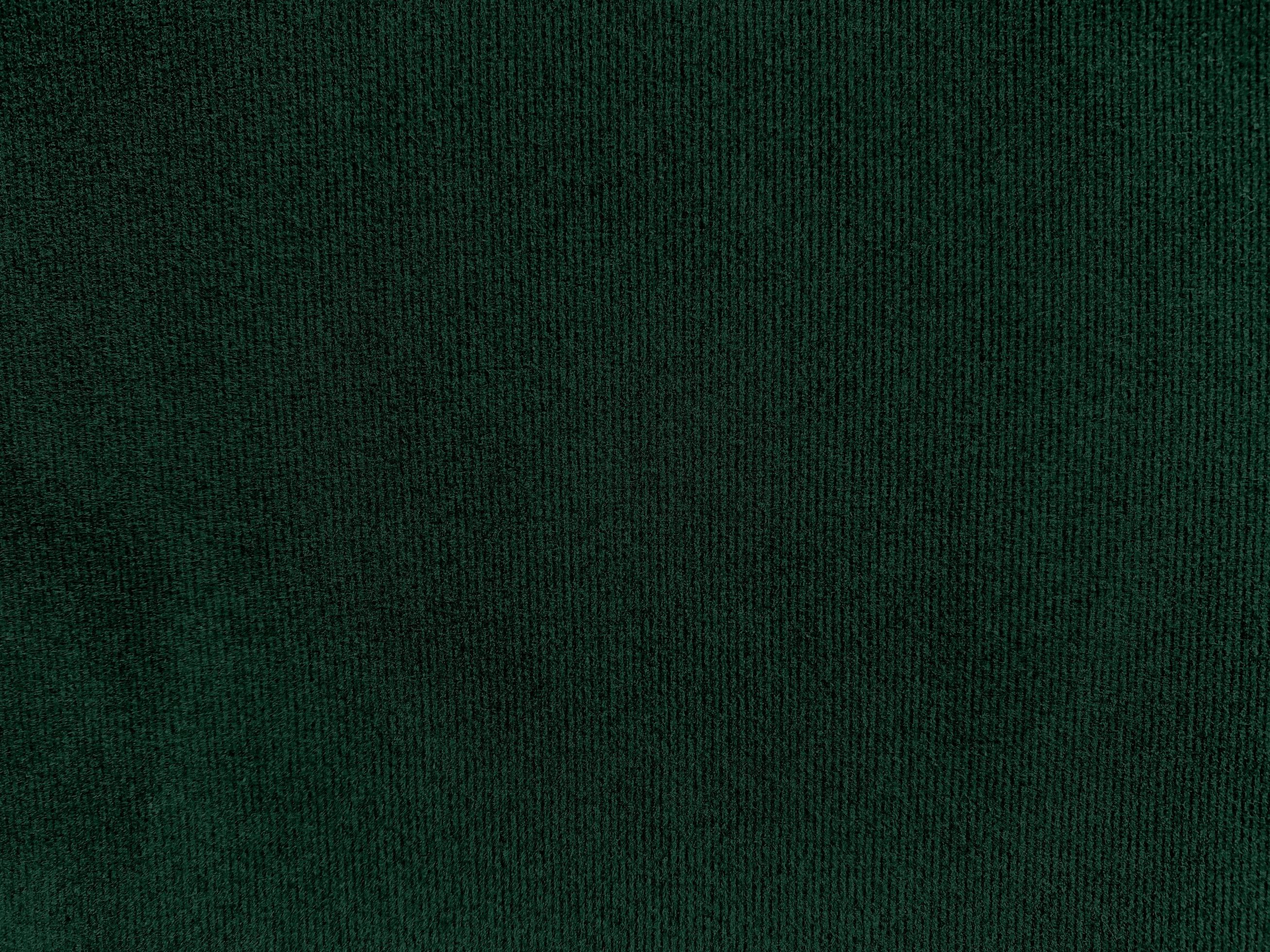 Dark green old velvet fabric texture used as background. Empty green fabric background of soft