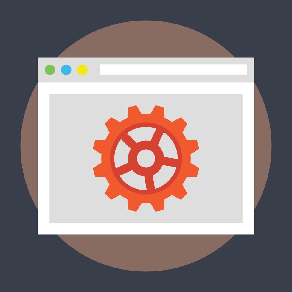 Trendy Web Production vector