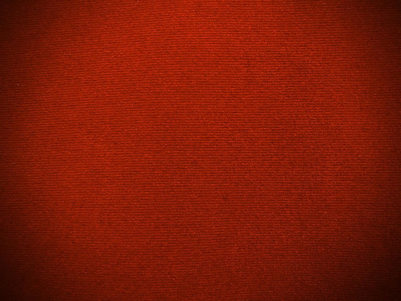 Red velvet fabric texture used as background. Empty red fabric background of soft and smooth textile material. There is space for text. photo