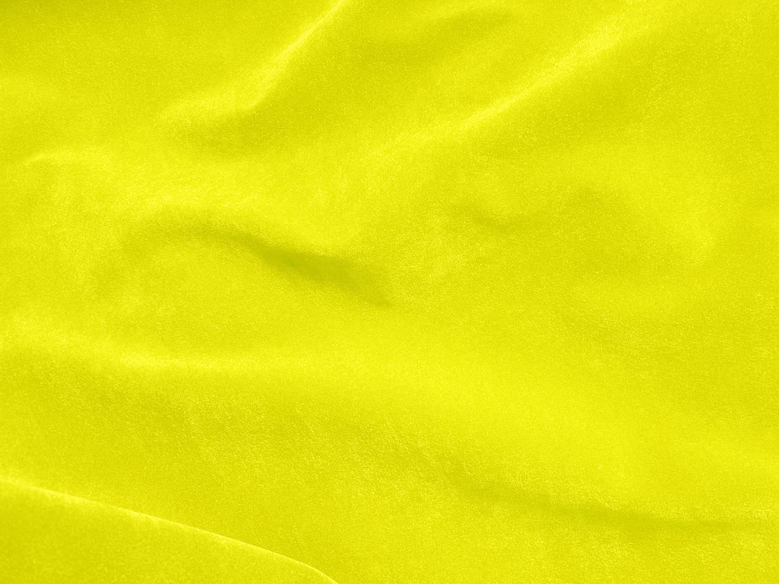 Yellow velvet fabric texture used as background. Empty yellow fabric ...