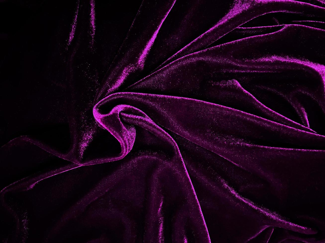 Purple velvet fabric texture used as background. Empty purple fabric background of soft and smooth textile material. There is space for text. photo