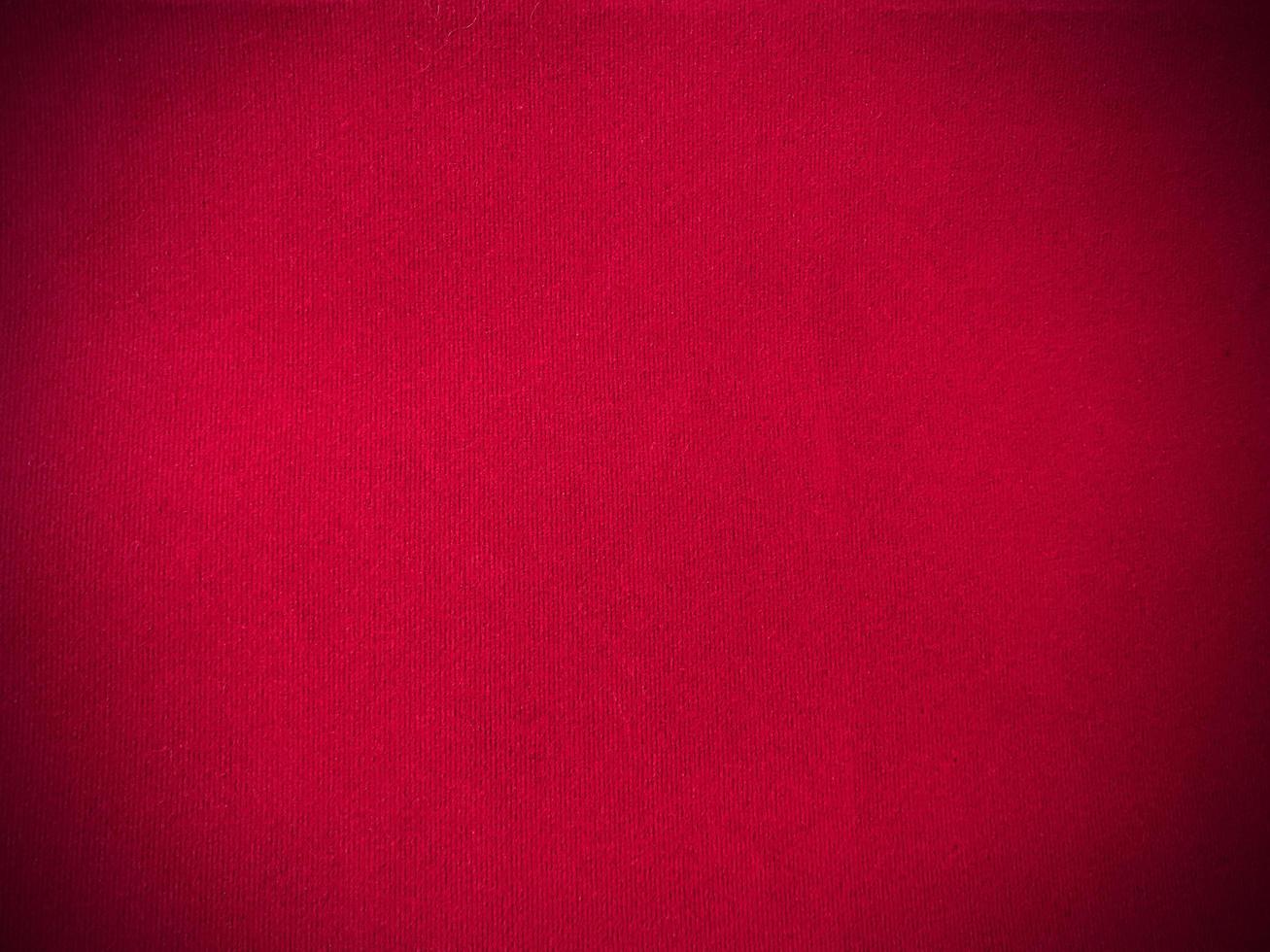Red velvet fabric texture used as background. Empty red fabric background of soft and smooth textile material. There is space for text. photo