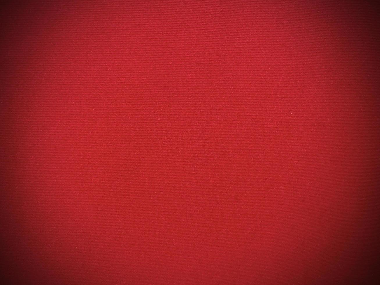 Dark red velvet fabric texture used as background. Empty dark red fabric background of soft and smooth textile material. There is space for text. photo