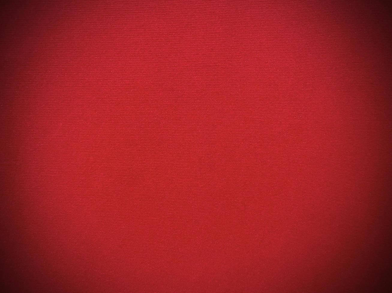 Dark red velvet fabric texture used as background. Empty dark red fabric background of soft and smooth textile material. There is space for text. photo