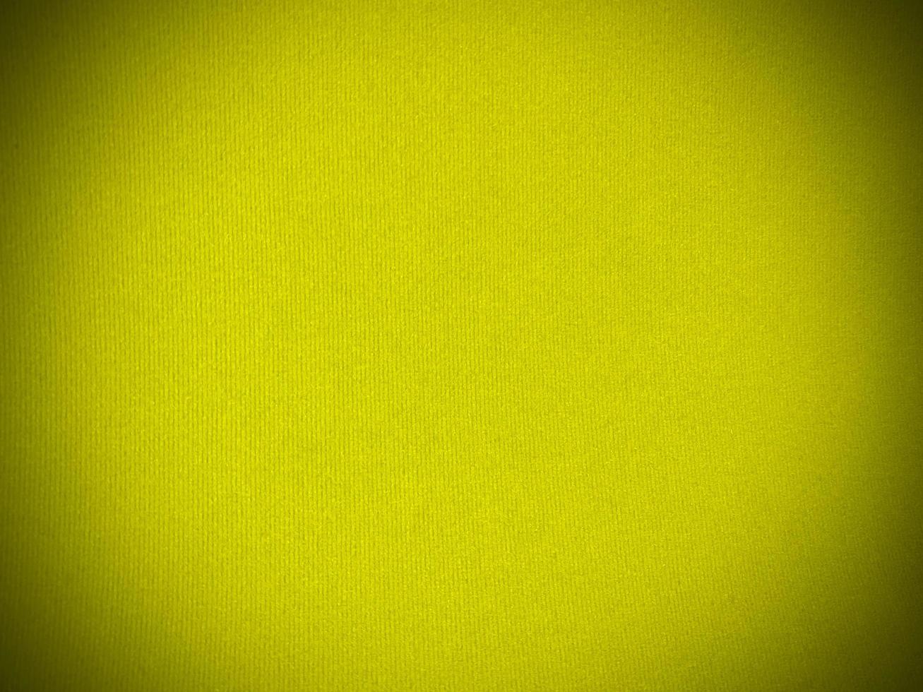 Yellow velvet fabric texture used as background. Empty yellow fabric background of soft and smooth textile material. There is space for text. photo