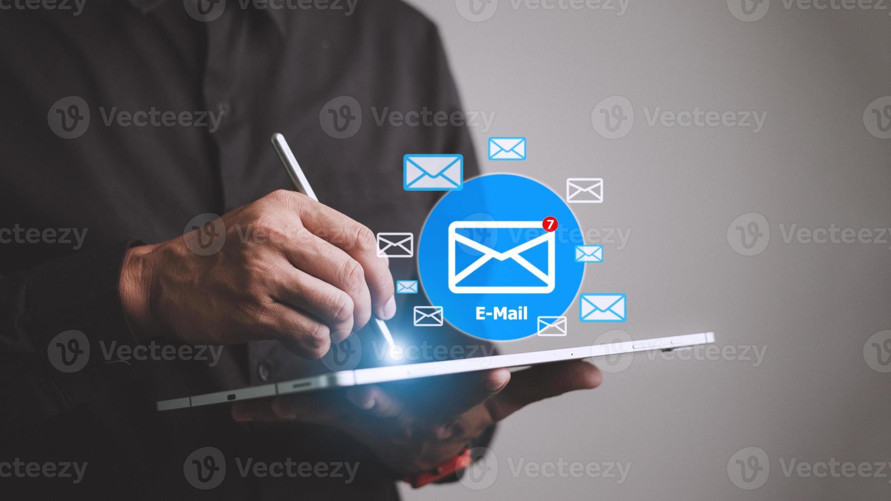 Email Inbox Electronic Communication Graphics Concept photo