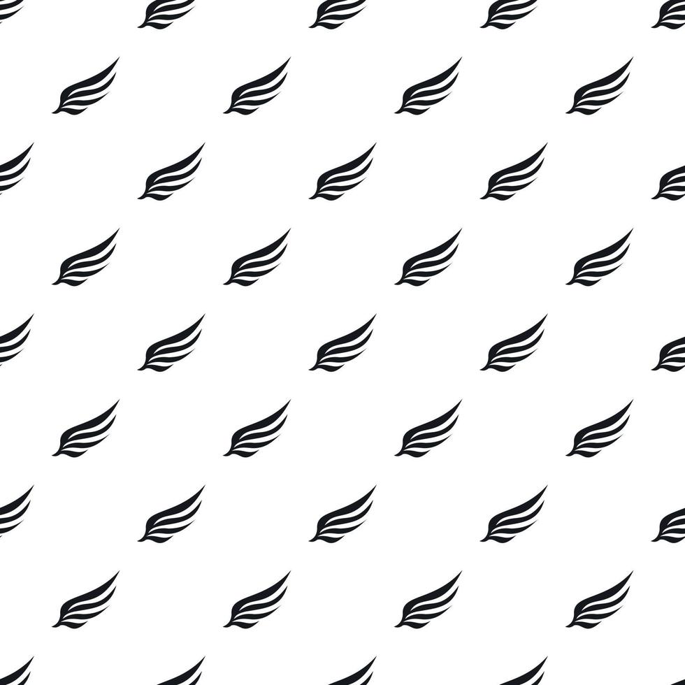 Heavenly angel wing pattern, simple style vector