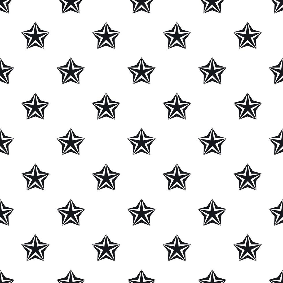 Convex star pattern, simple style vector