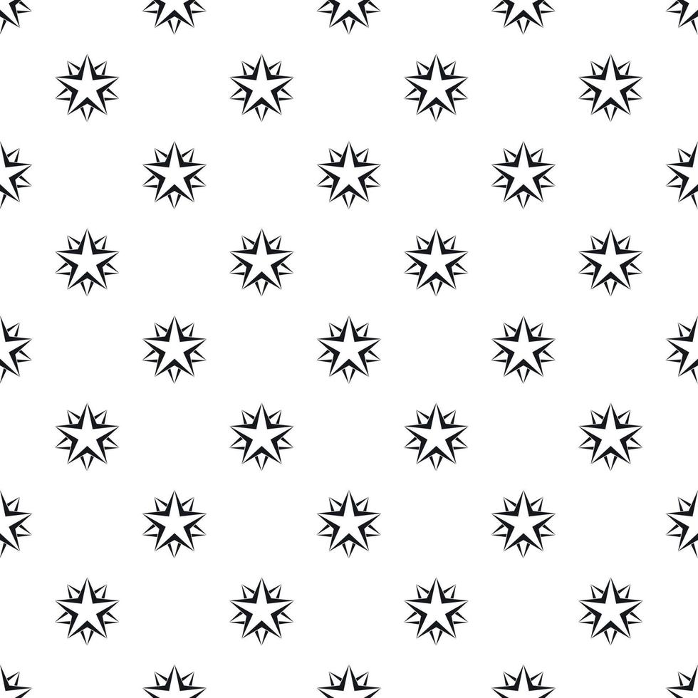 Two crossed stars pattern, simple style vector