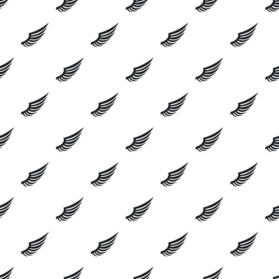 Heavenly wing pattern, simple style vector