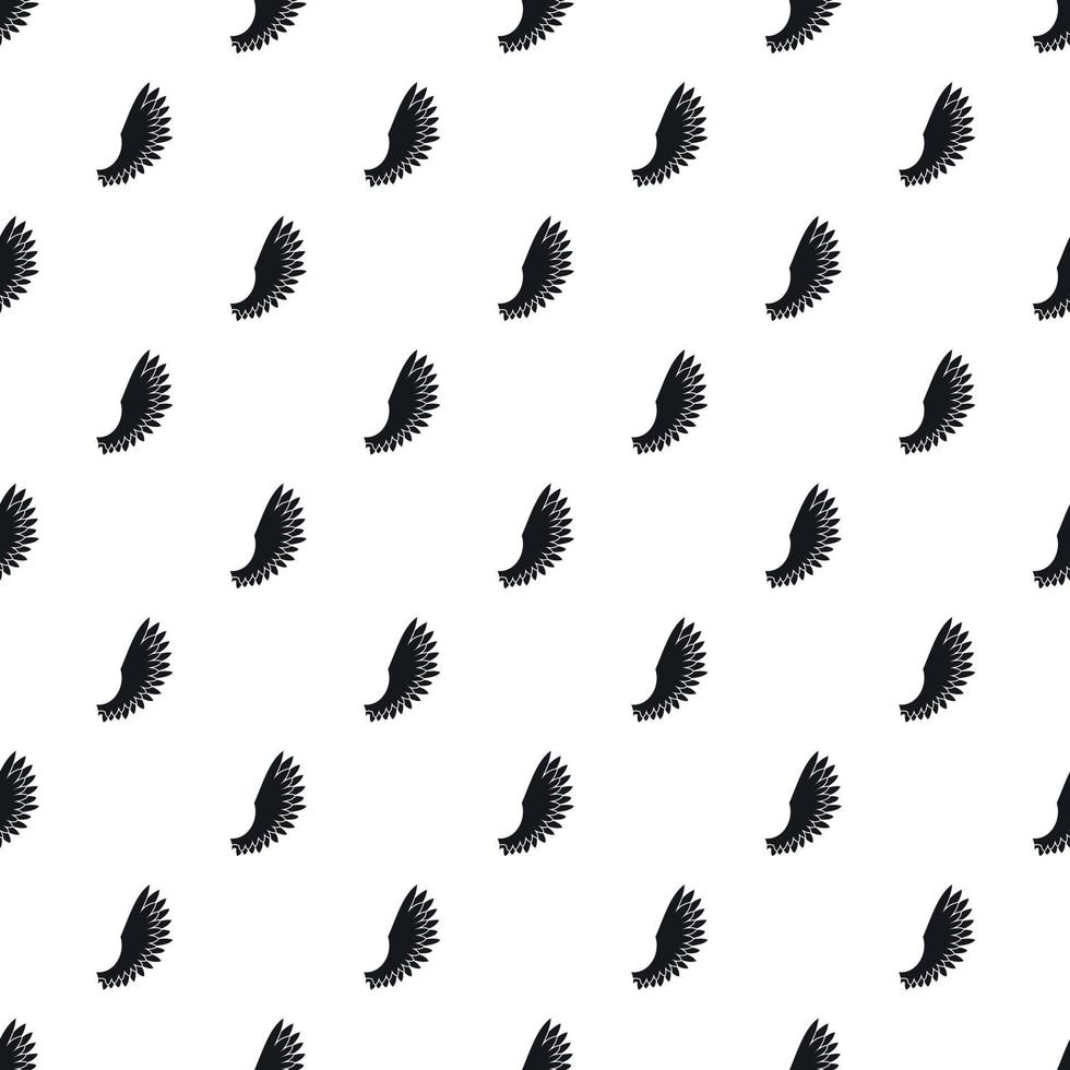 One wing pattern, simple style vector