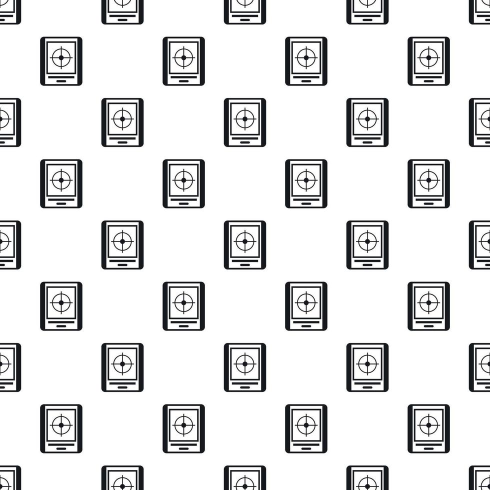 GPS navigator pattern, simple style vector