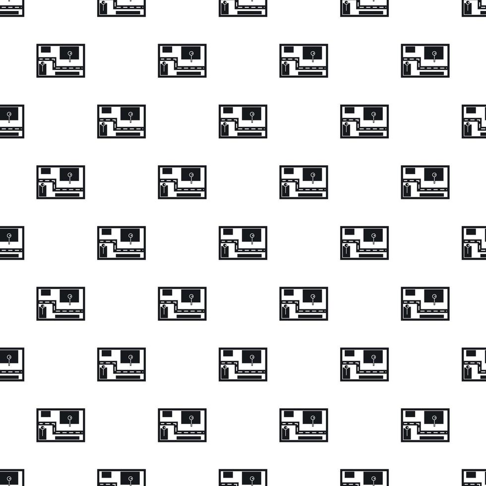 Road map pattern, simple style vector