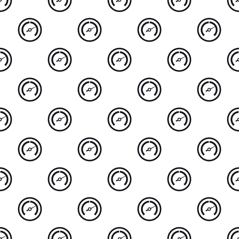 velocímetro con patrón de rayas, estilo simple vector