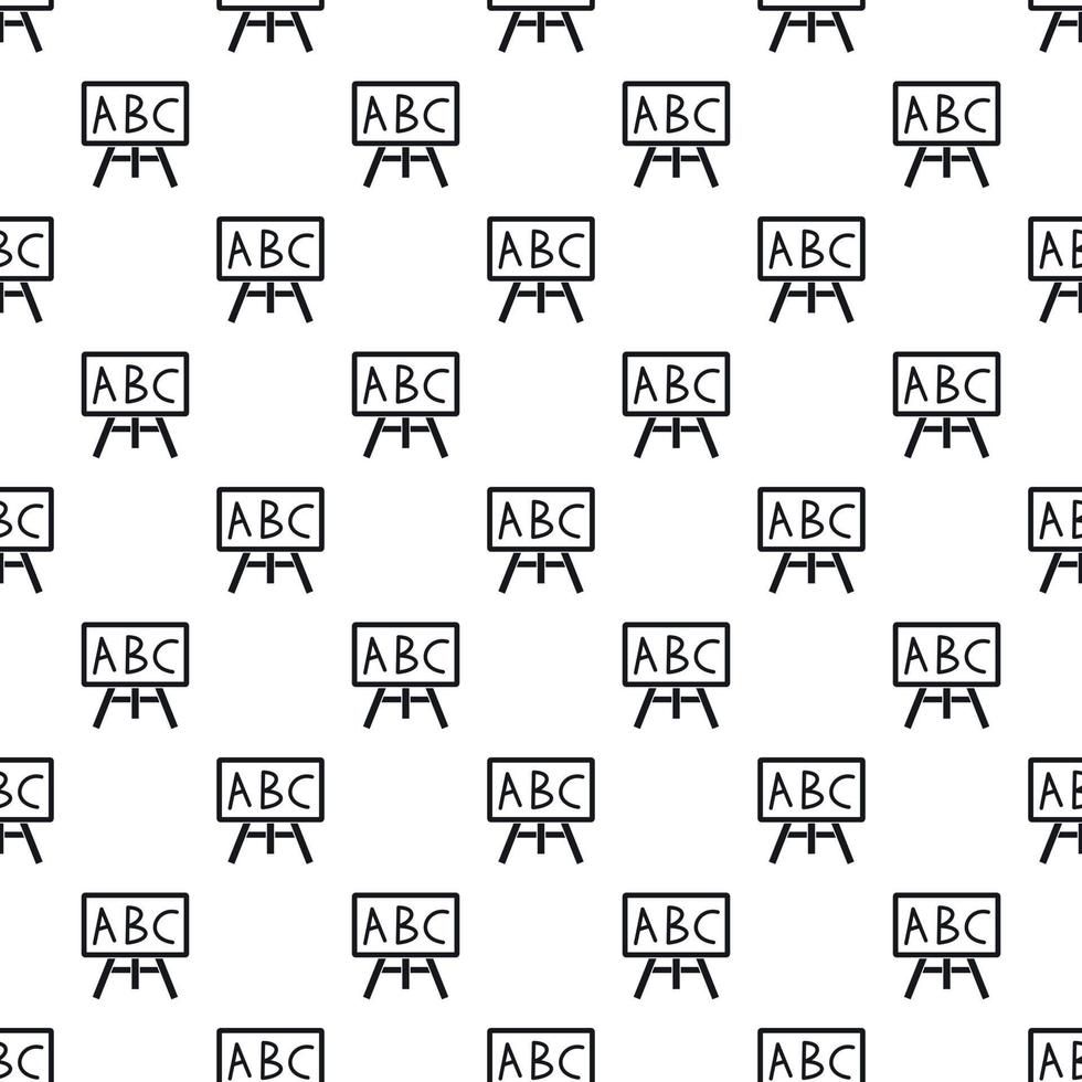 School board pattern, simple style vector
