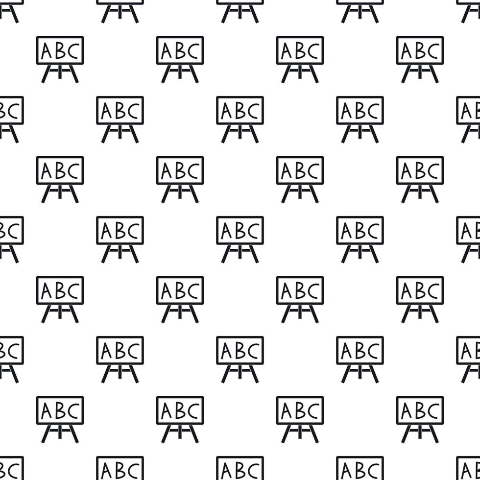 School board pattern, simple style vector