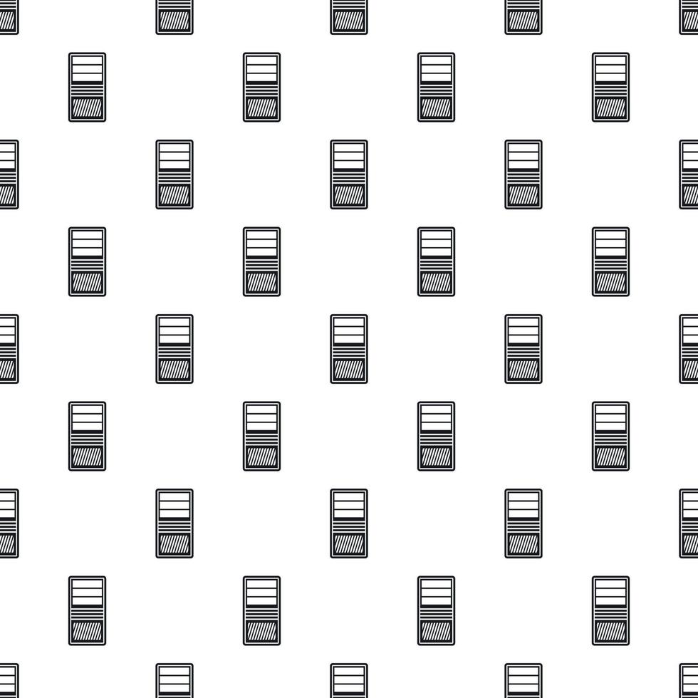 System unit of computer pattern, simple style vector