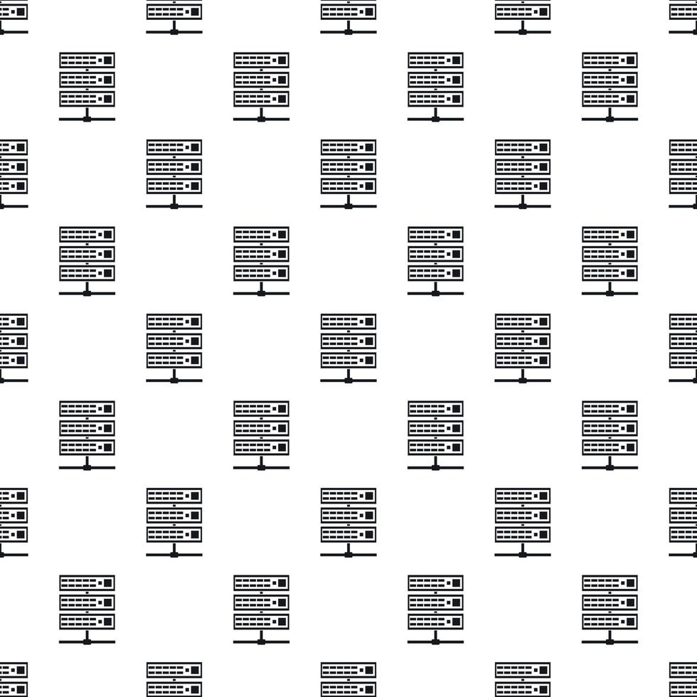 Data storage pattern, simple style vector