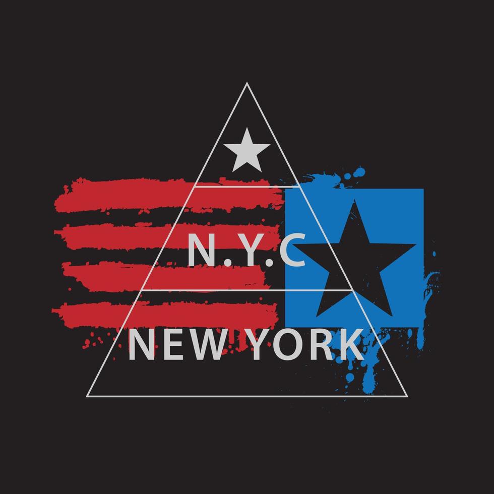 New york vector illustration and typography, perfect for t-shirts, hoodies, prints etc.