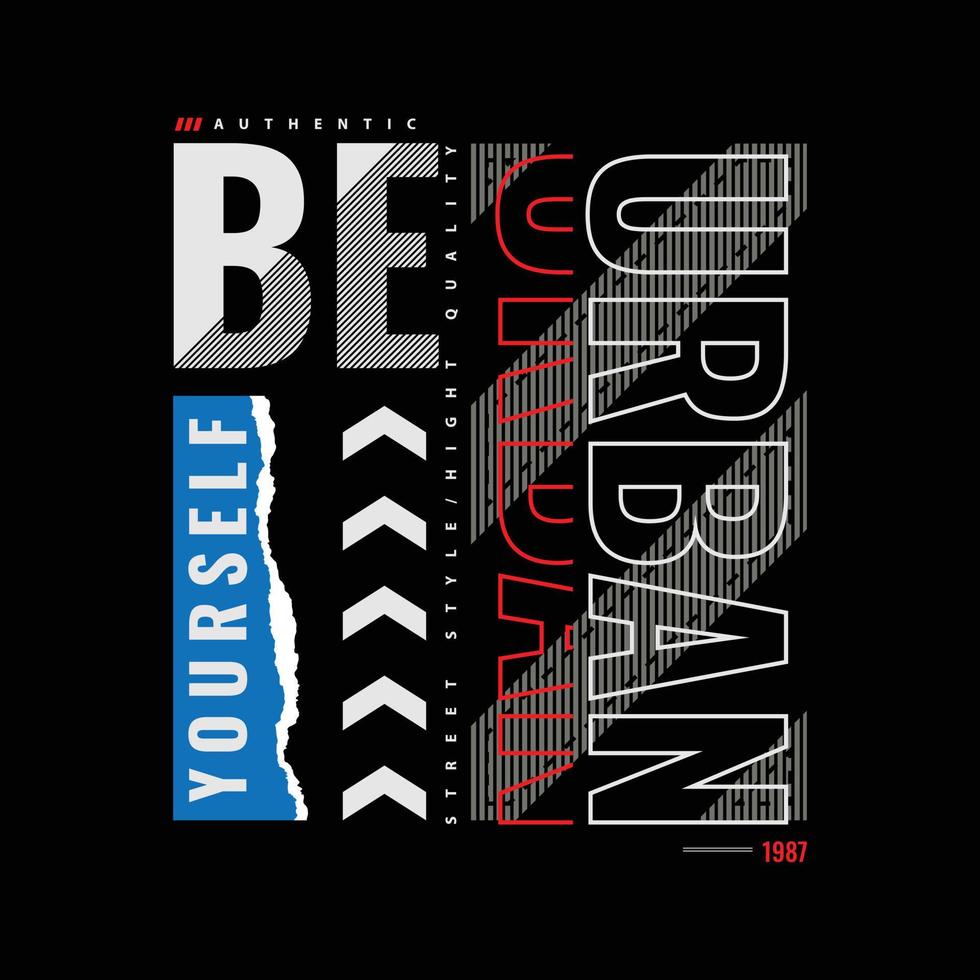Urban t-shirt and apparel design vector