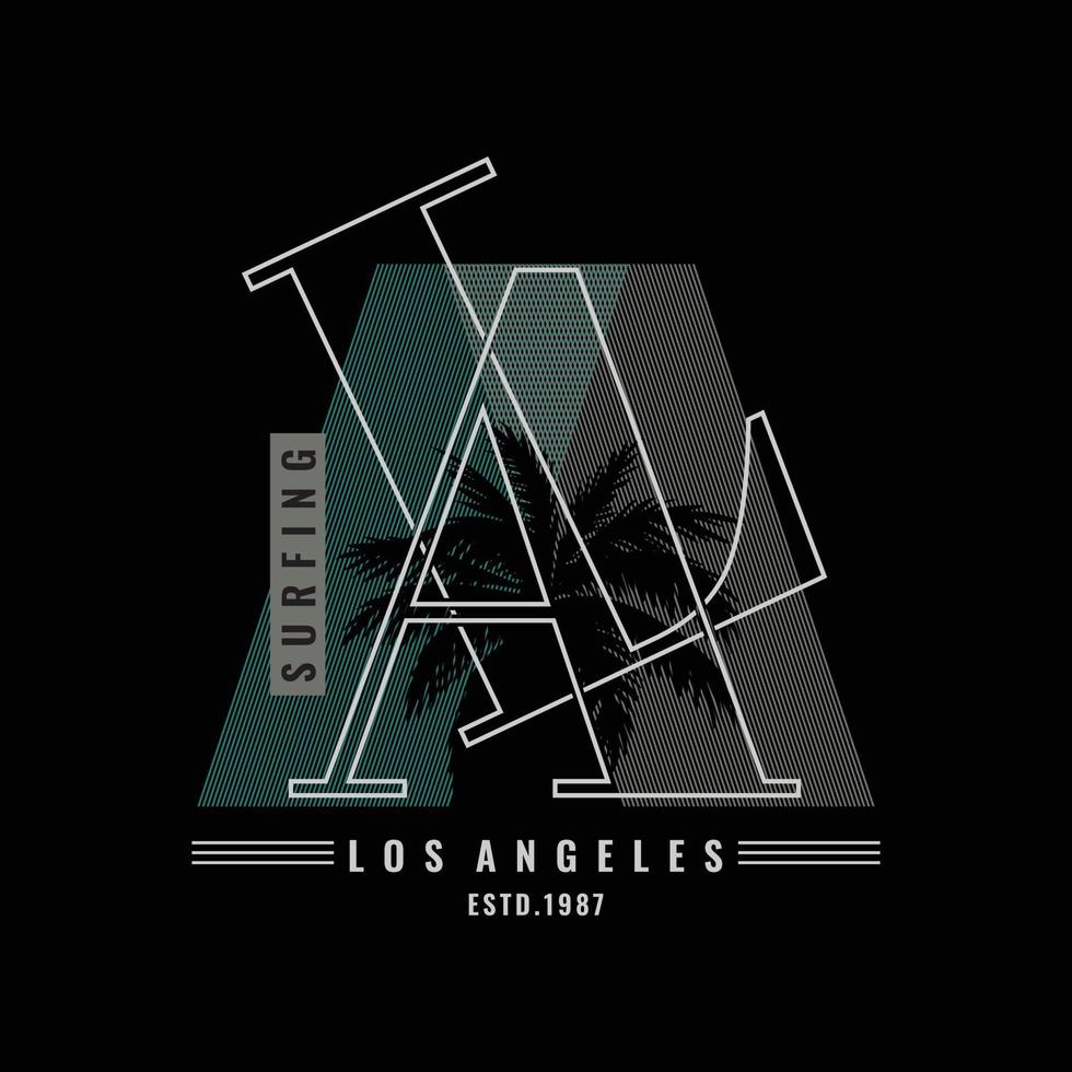 tipografía de ilustración de los ángeles. perfecto para el diseño de camisetas vector