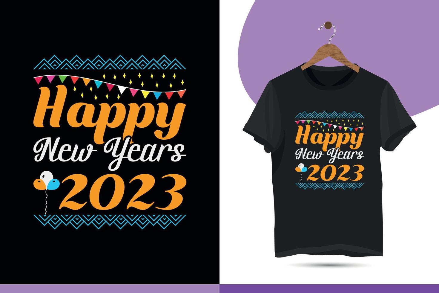 Happy New year 2023  Happy new year vector design template.