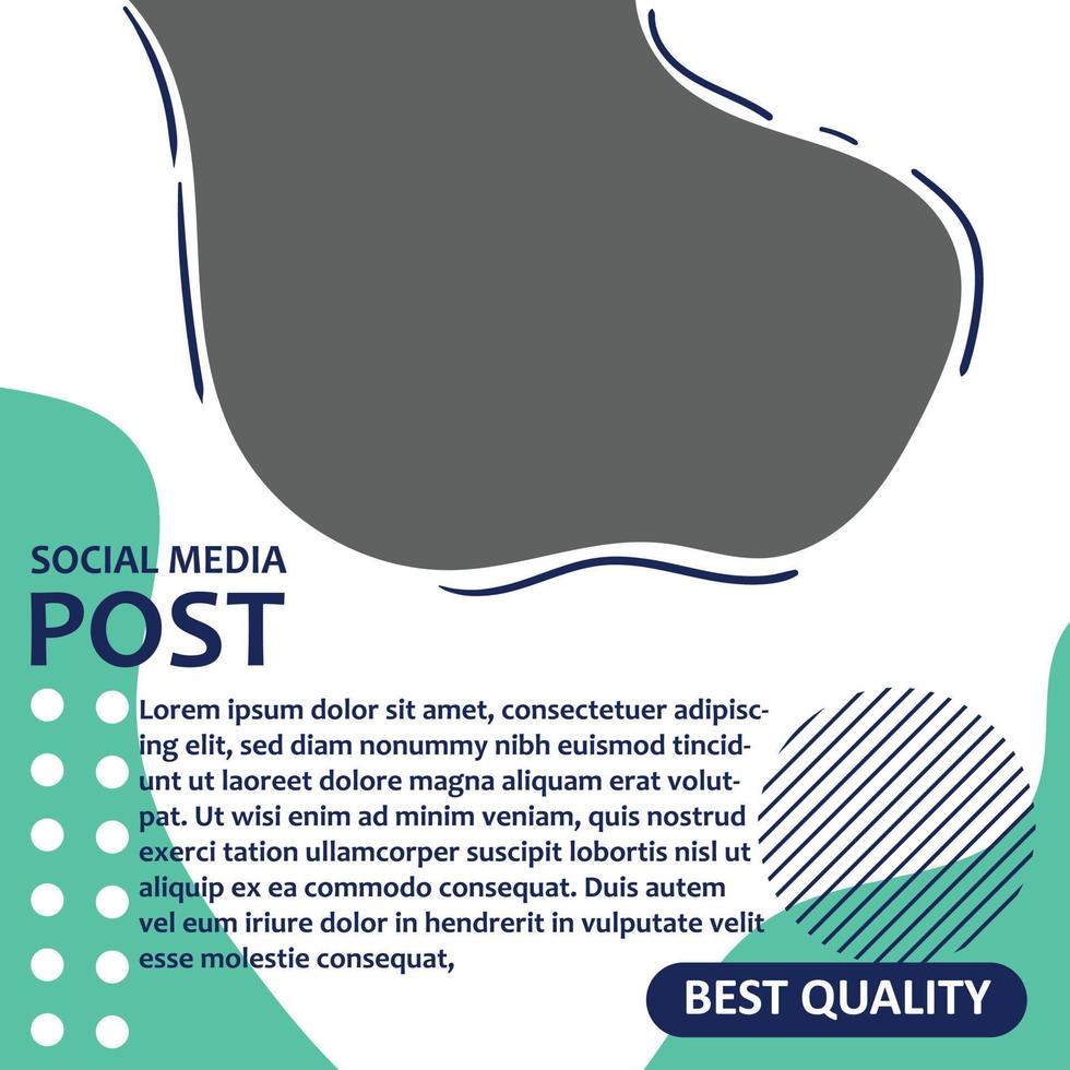 Editable minimal square banner template. green color background with stripe line shape. Suitable for social media post, healthy and web internet ads. Vector illustration