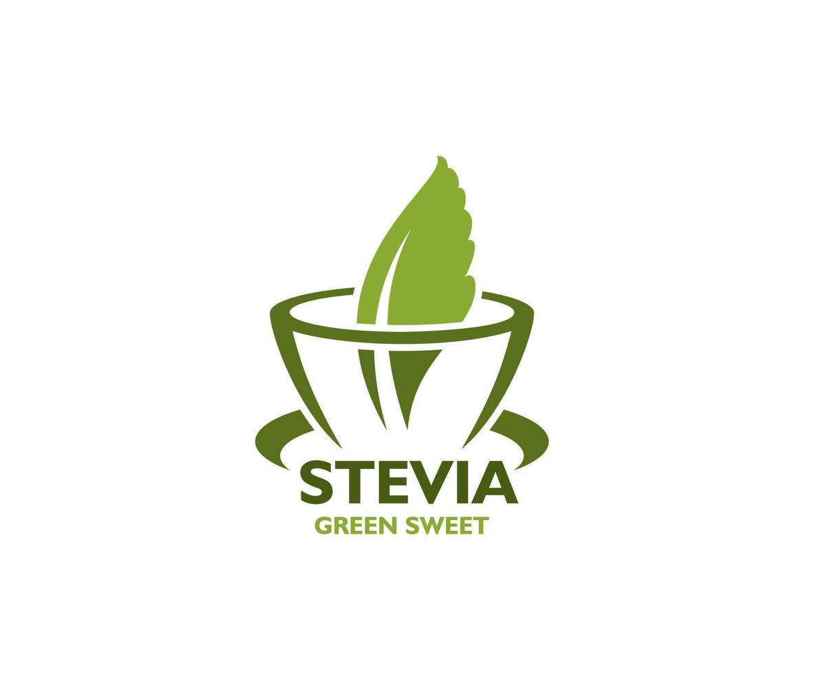 símbolo de icono de stevia vector