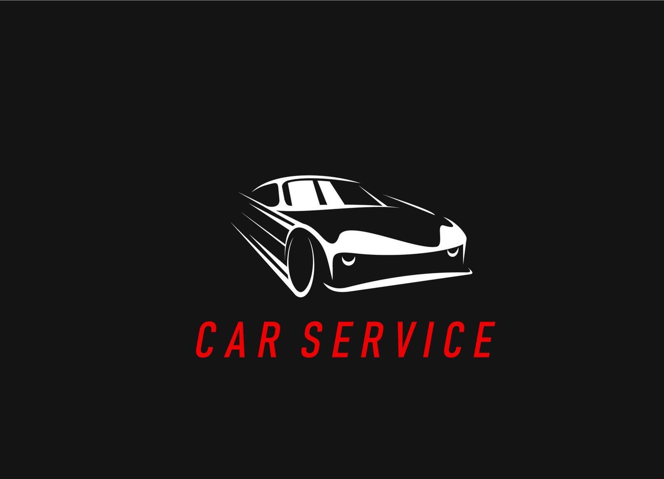 Car service, vehicle repair garage station icon vector