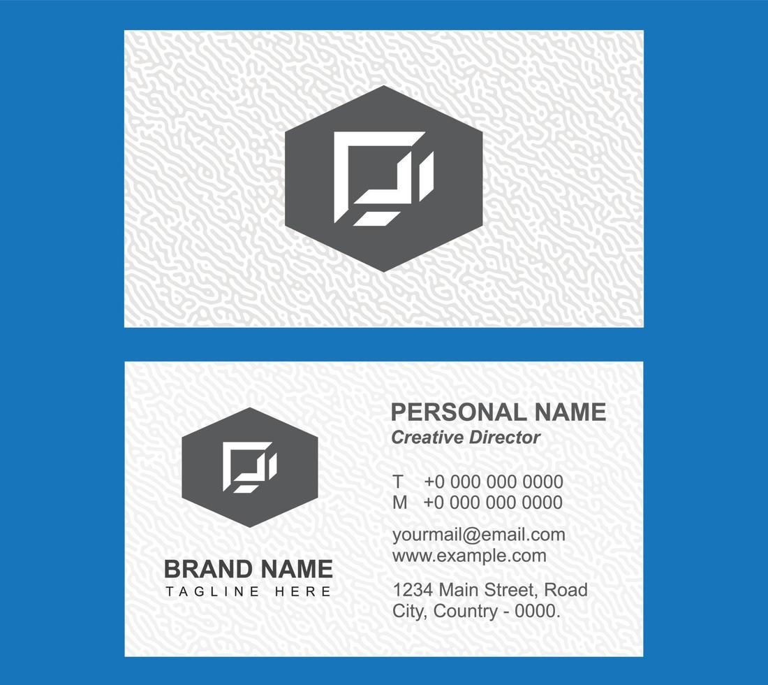 Creative Business Card Design vector