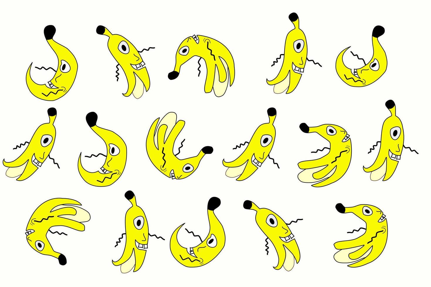 seamless pattern with bananas vector