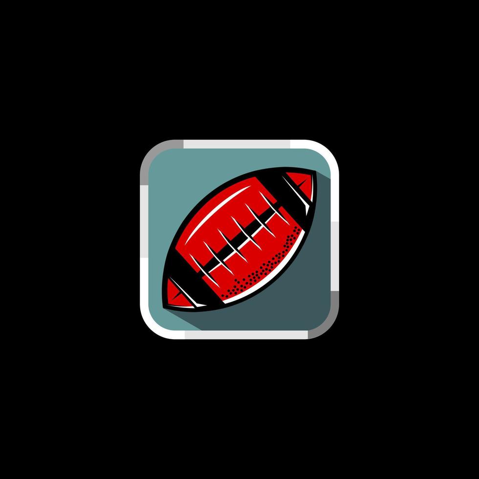 american football sport icon vector