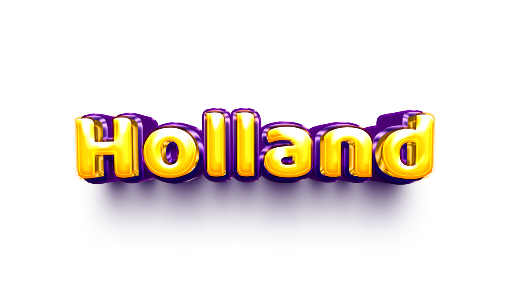 names of girls English helium balloon shiny celebration sticker 3d inflated Holland png