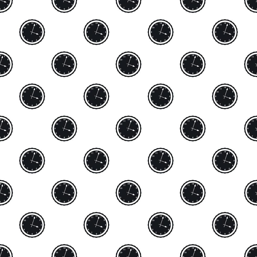 Round mechanical watch pattern, simple style vector