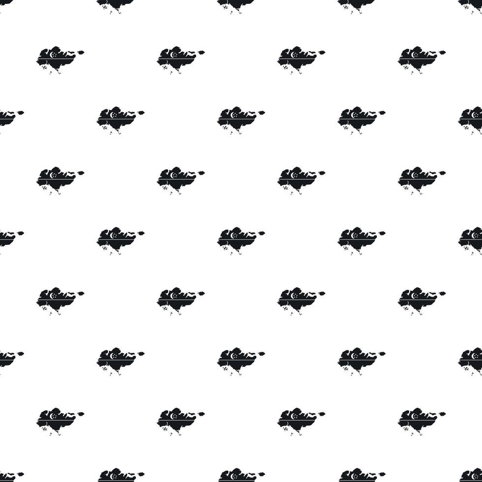 Map of Singapore pattern, simple style vector
