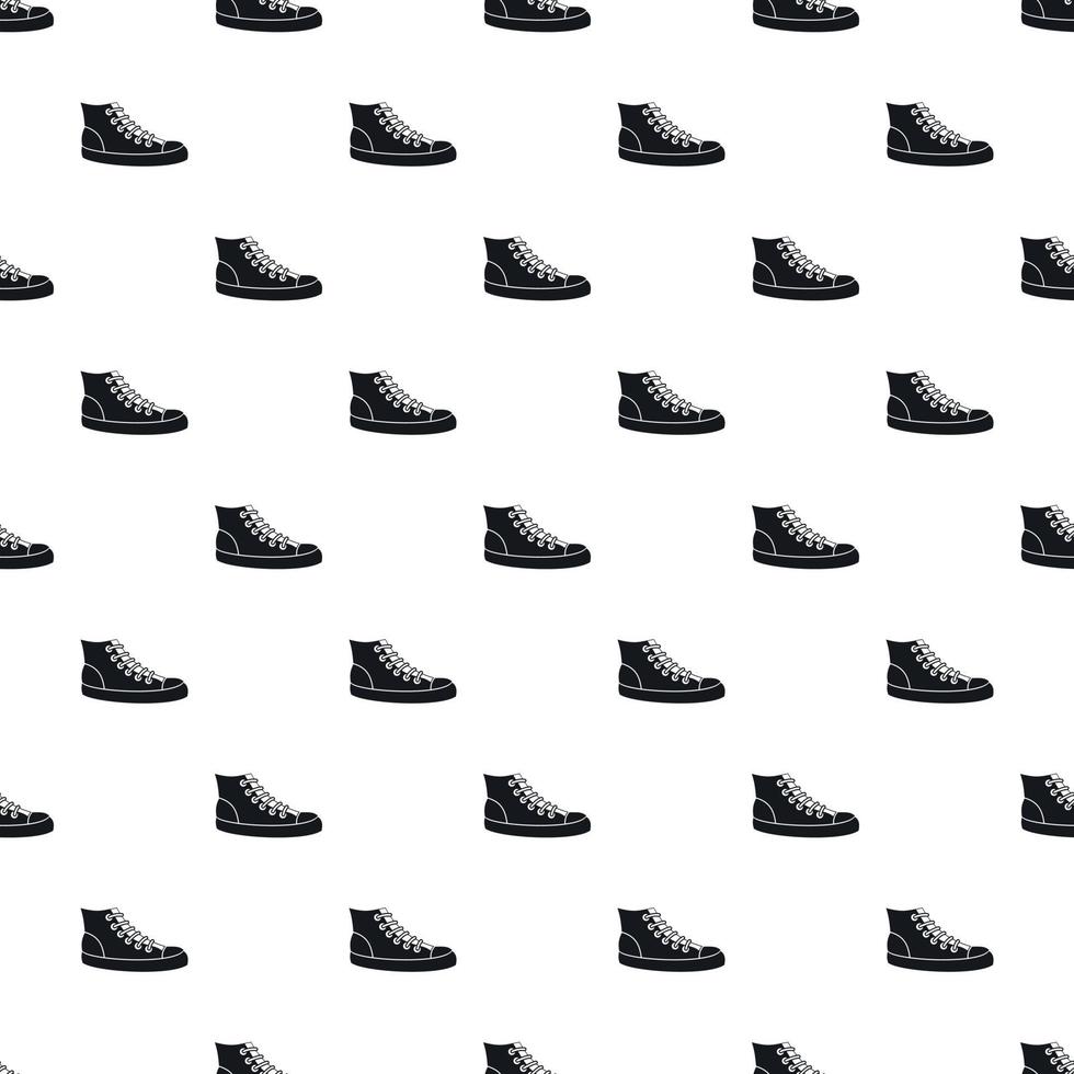 patrón de zapatillas, estilo simple vector