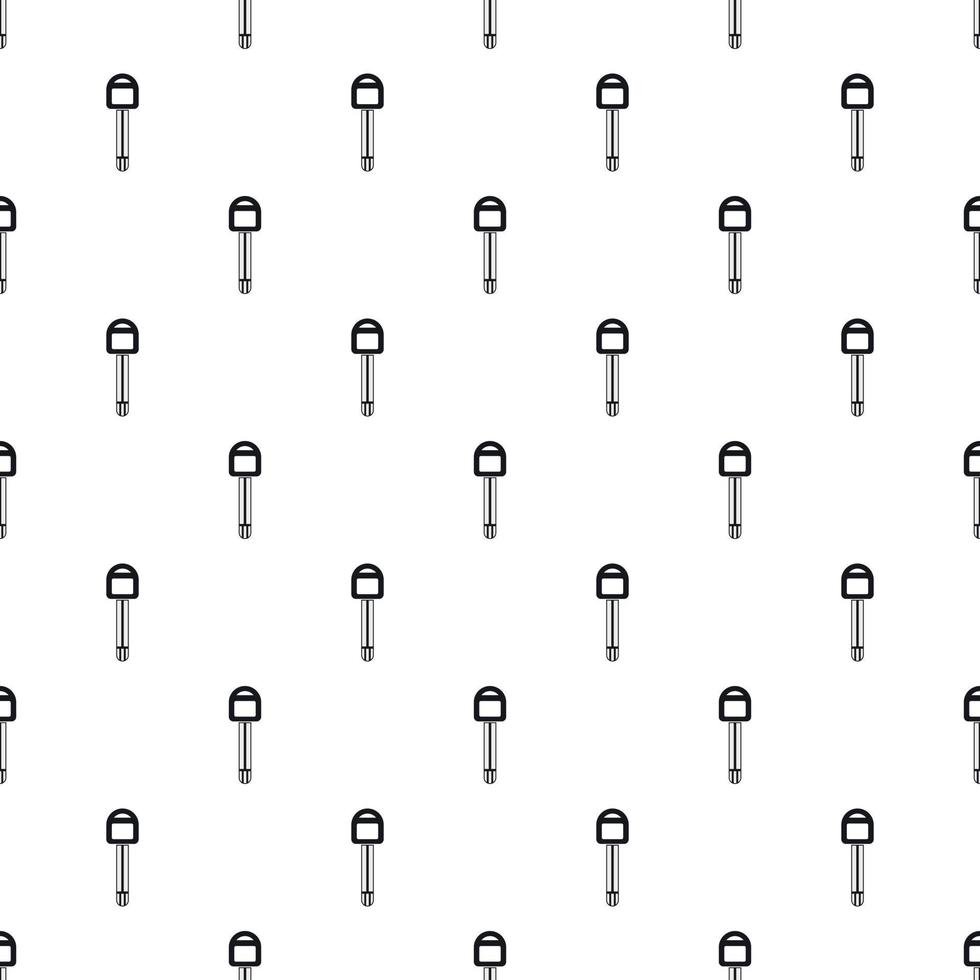 Car key pattern, simple style vector