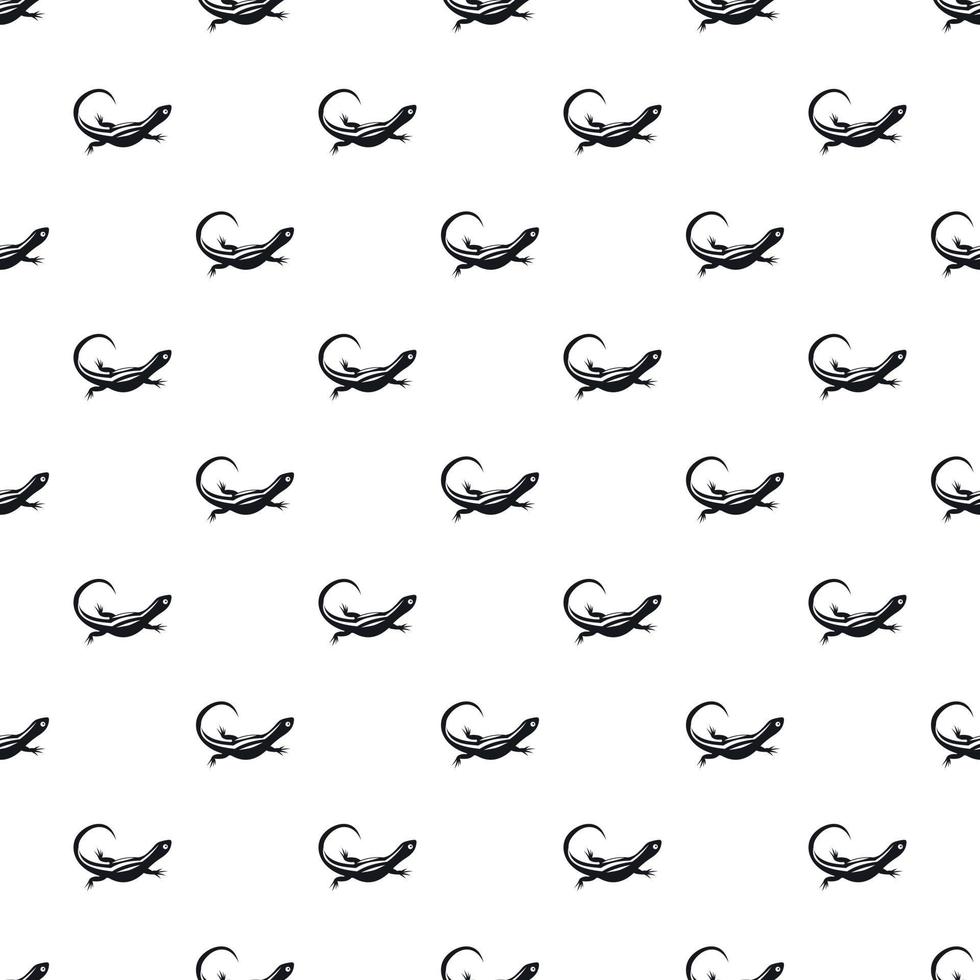 Animal lizard pattern, simple style vector