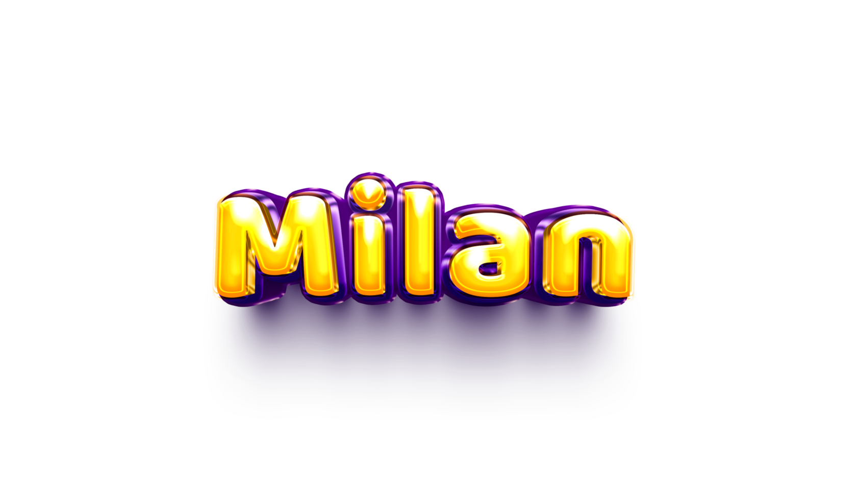 namn av flickor engelsk helium ballong skinande firande klistermärke 3d uppblåst milan png