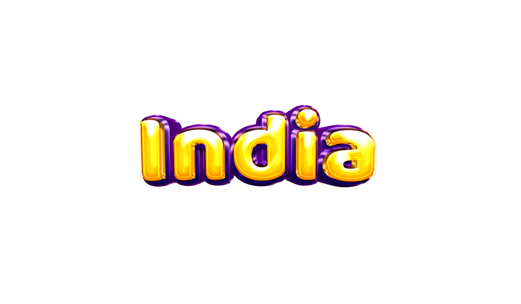 girls name sticker colorful party balloon birthday helium air shiny yellow purple cutout India png