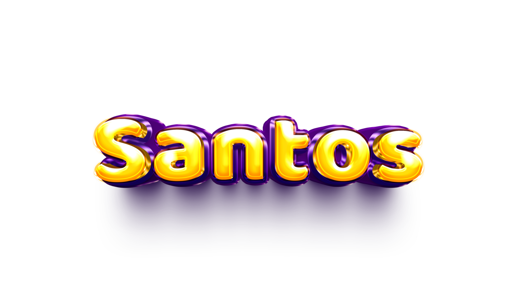 names of boys English helium balloon shiny celebration sticker 3d inflated Santos png